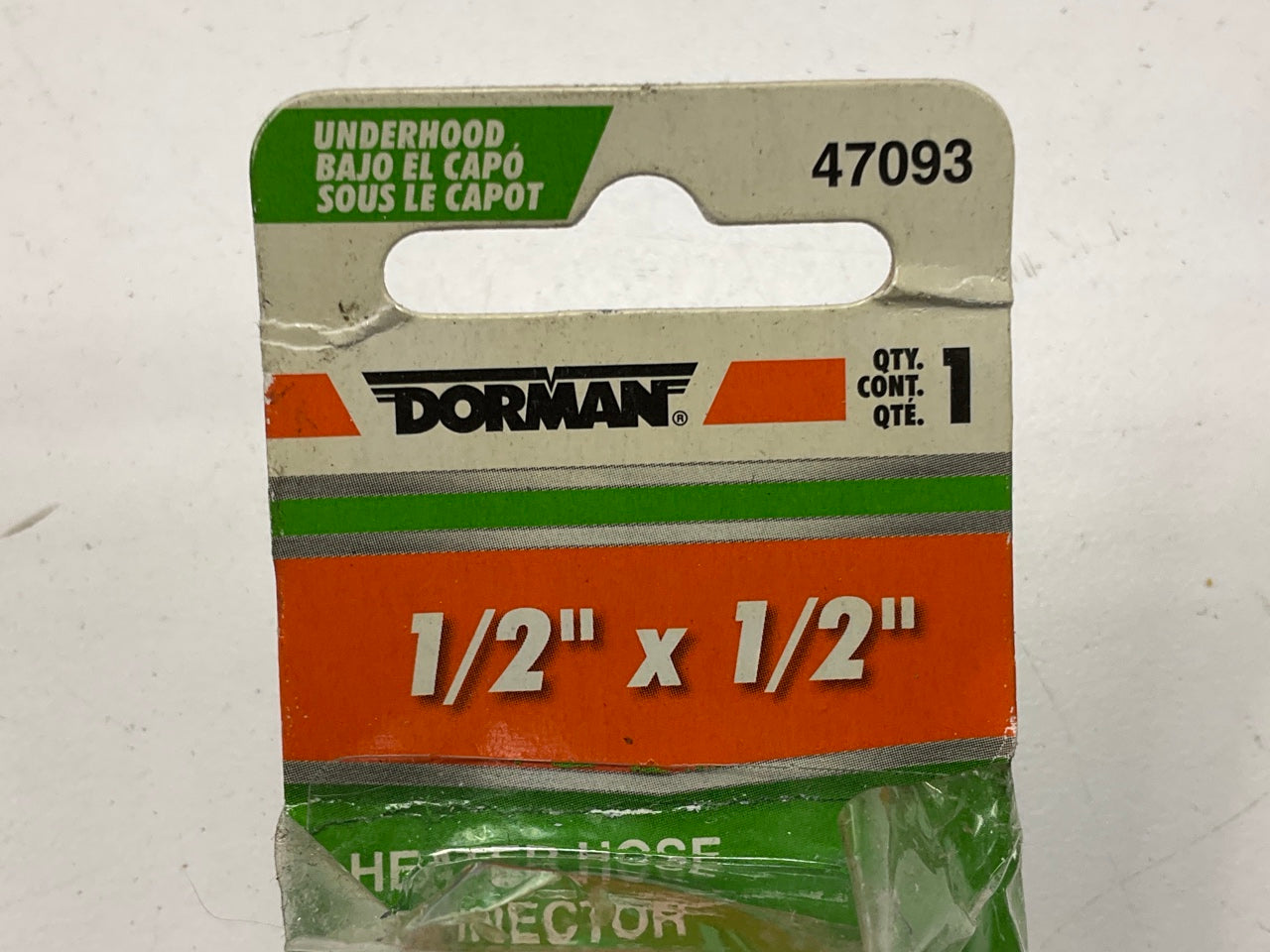 Dorman 47093 Heater Hose 1/2'' Splice Straight Connector - Join 2 Hoses Together