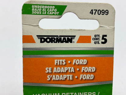 (5) Dorman 47099 Engine Intake Manifold Vacuum Retainer Bushings
