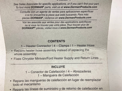 Dorman 47238 HVAC Heater Hose Connector