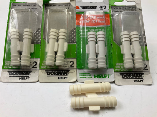 Dorman 47310 5/16'' X 5/16'' Hard Vacuum Tubing Connectors, 10 Pcs Total