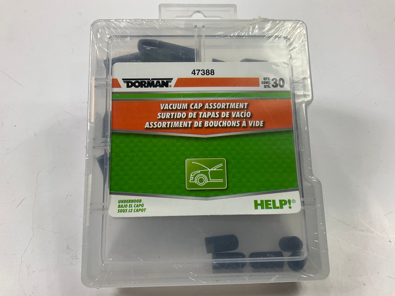 Dorman 47388 30 Piece Vacuum Cap Assortment Value Pack
