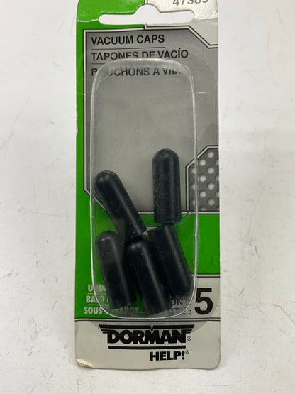 (5) Dorman 47389 Rubber Vacuum Caps 1/8''