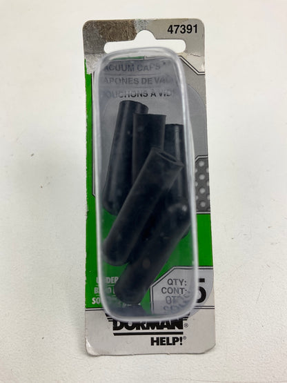 Dorman 47391 3/16'' Rubber Vacuum Caps, 5 / PACK
