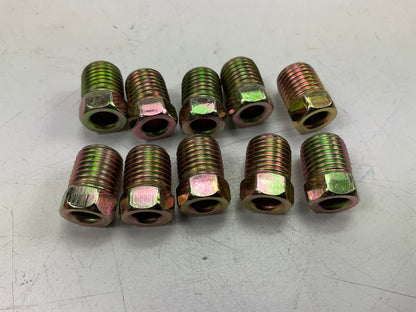 (10) Dorman 490-296 Flare Fitting Tube Nut Steel - 3/16 In.