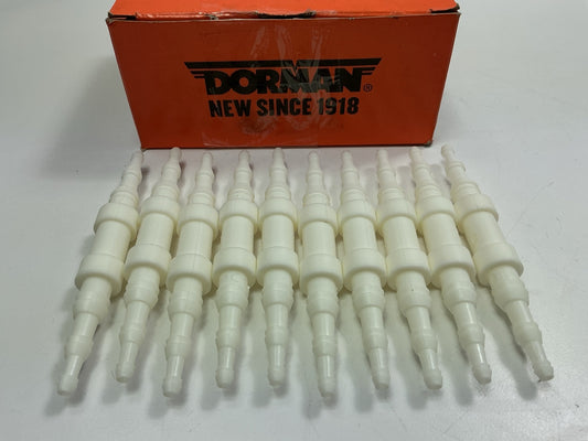 (10) Dorman 493-012 - 1/8'', 1/4'', 3/8'' Hard Vacuum Tubing Connector