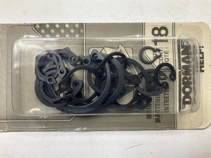 Dorman 49899 External Retaining Snap Ring Assortment - 1/4''-1'' (6.3mm-25.4mm)