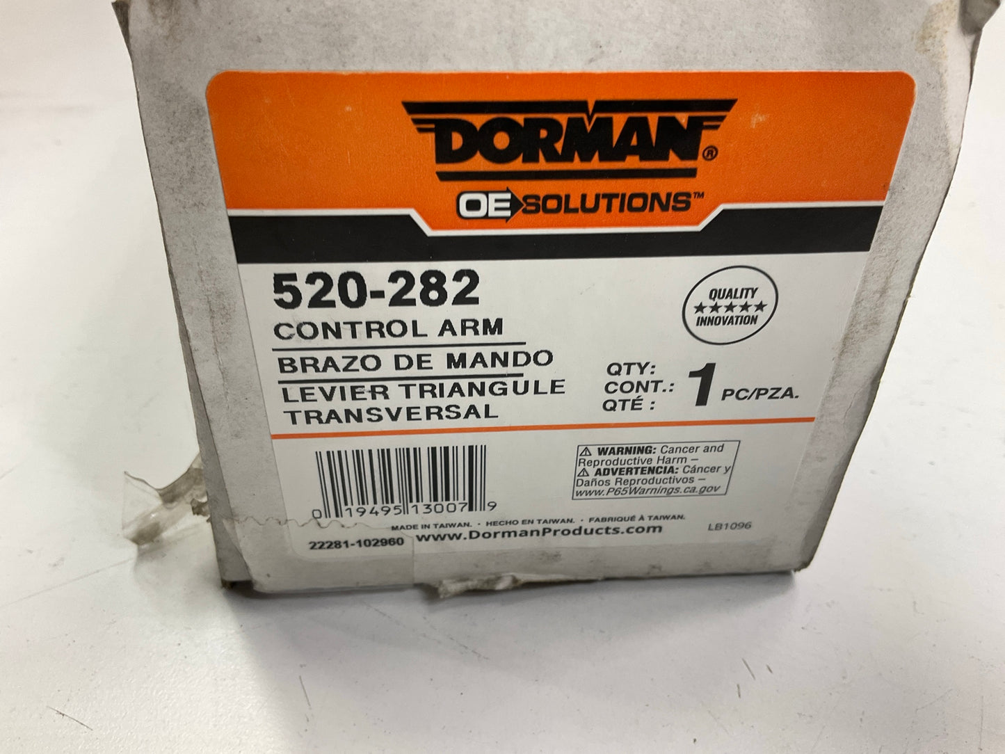 Dorman 520-282 Rear Right Lower Suspension Control Arm