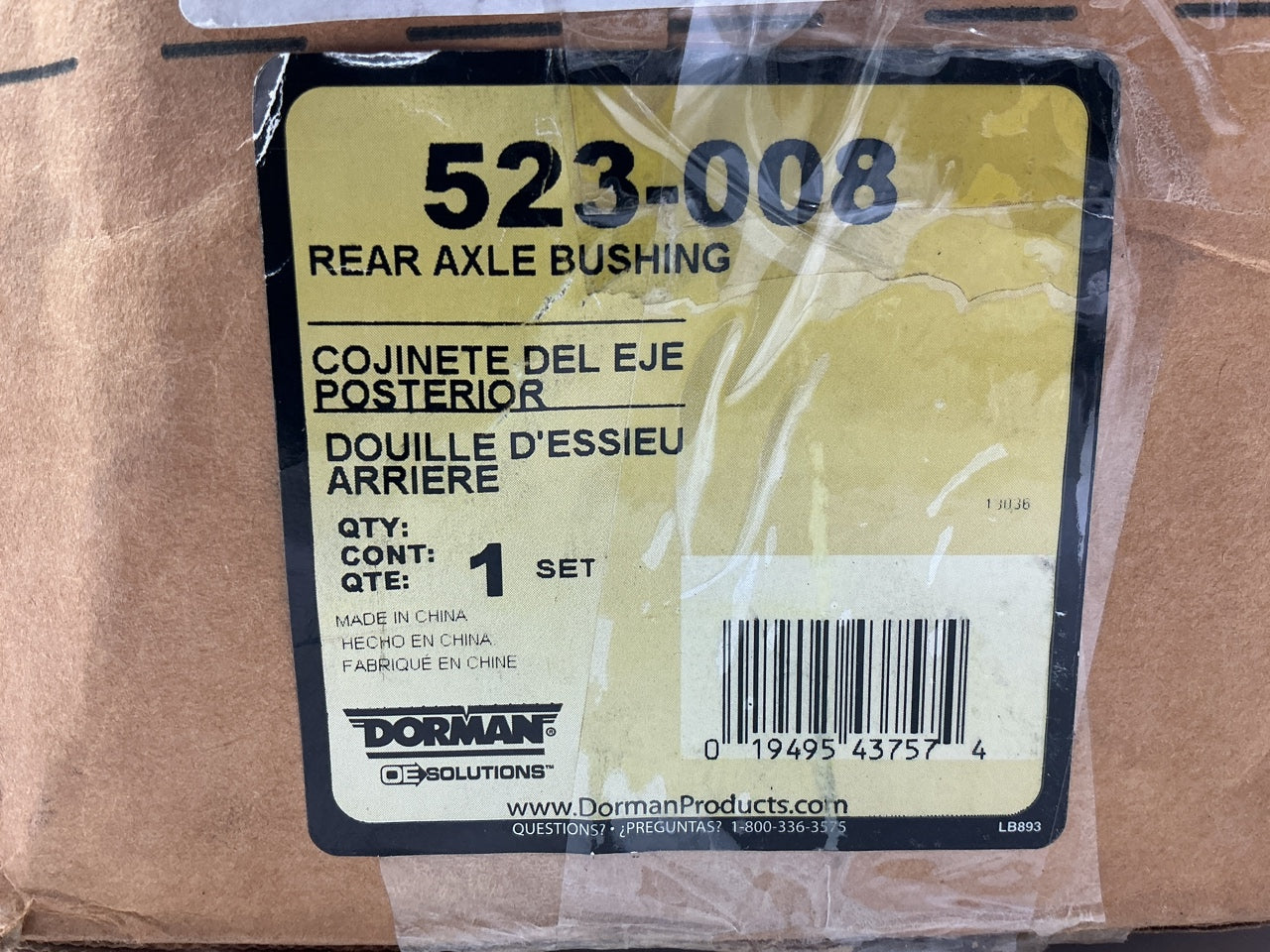 Dorman 523-008 Rear Suspension Trailing Arm Bushing