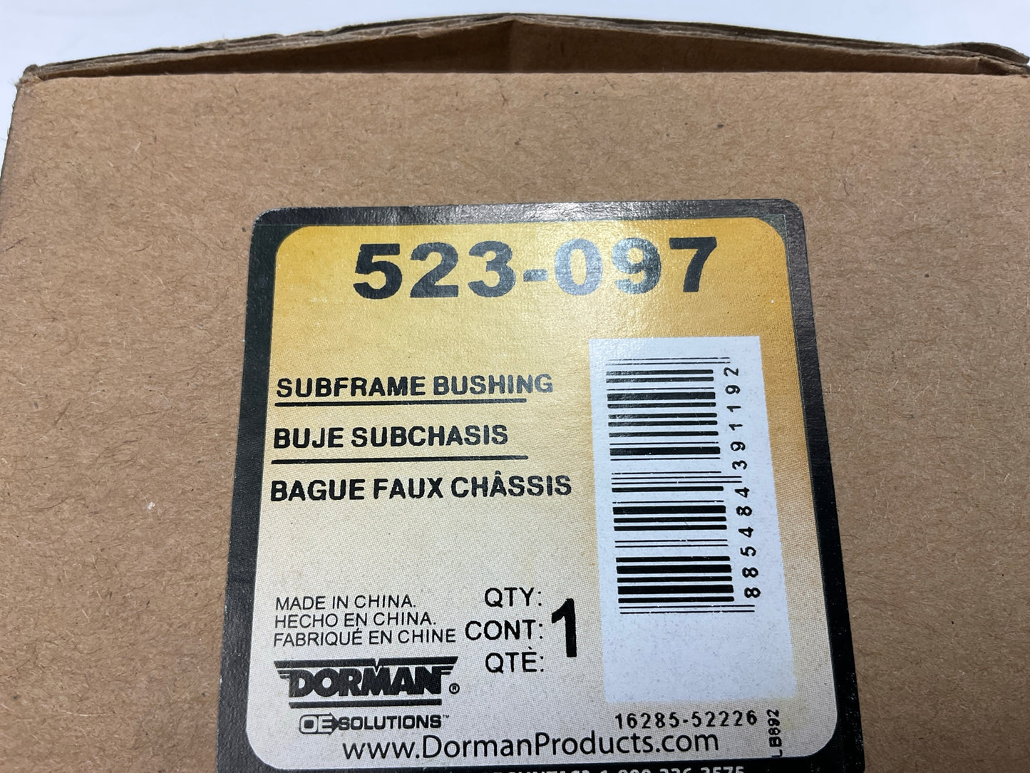 Dorman 523-097 Rear Suspension Subframe Bushing