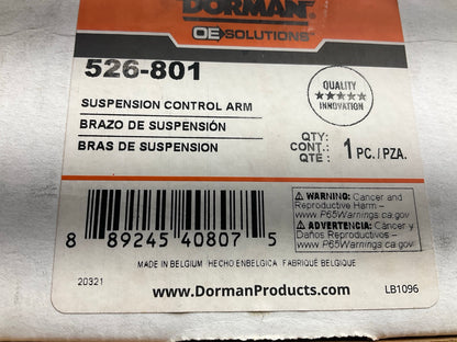 Dorman 526-801 Rear Left Upper Rearward Control Arm