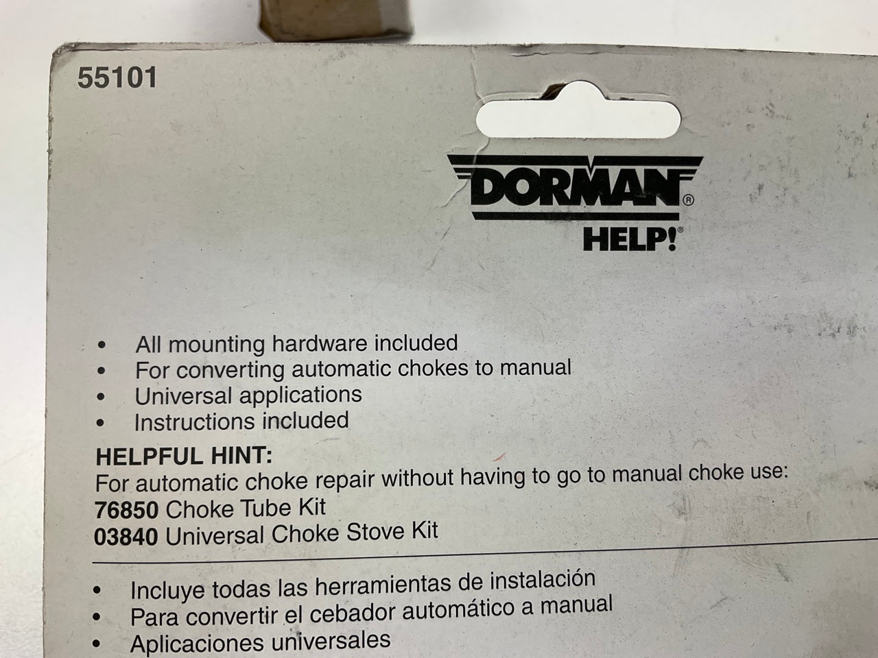 Dorman 55101 Universal Choke Conversion Kit