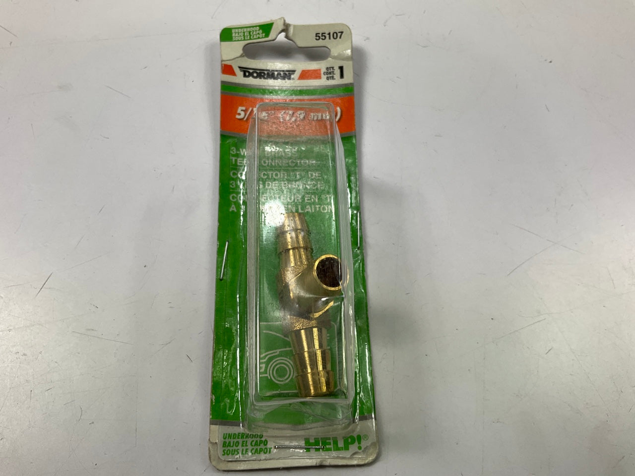 Dorman 55107 5/16'' Brass Tee Connector