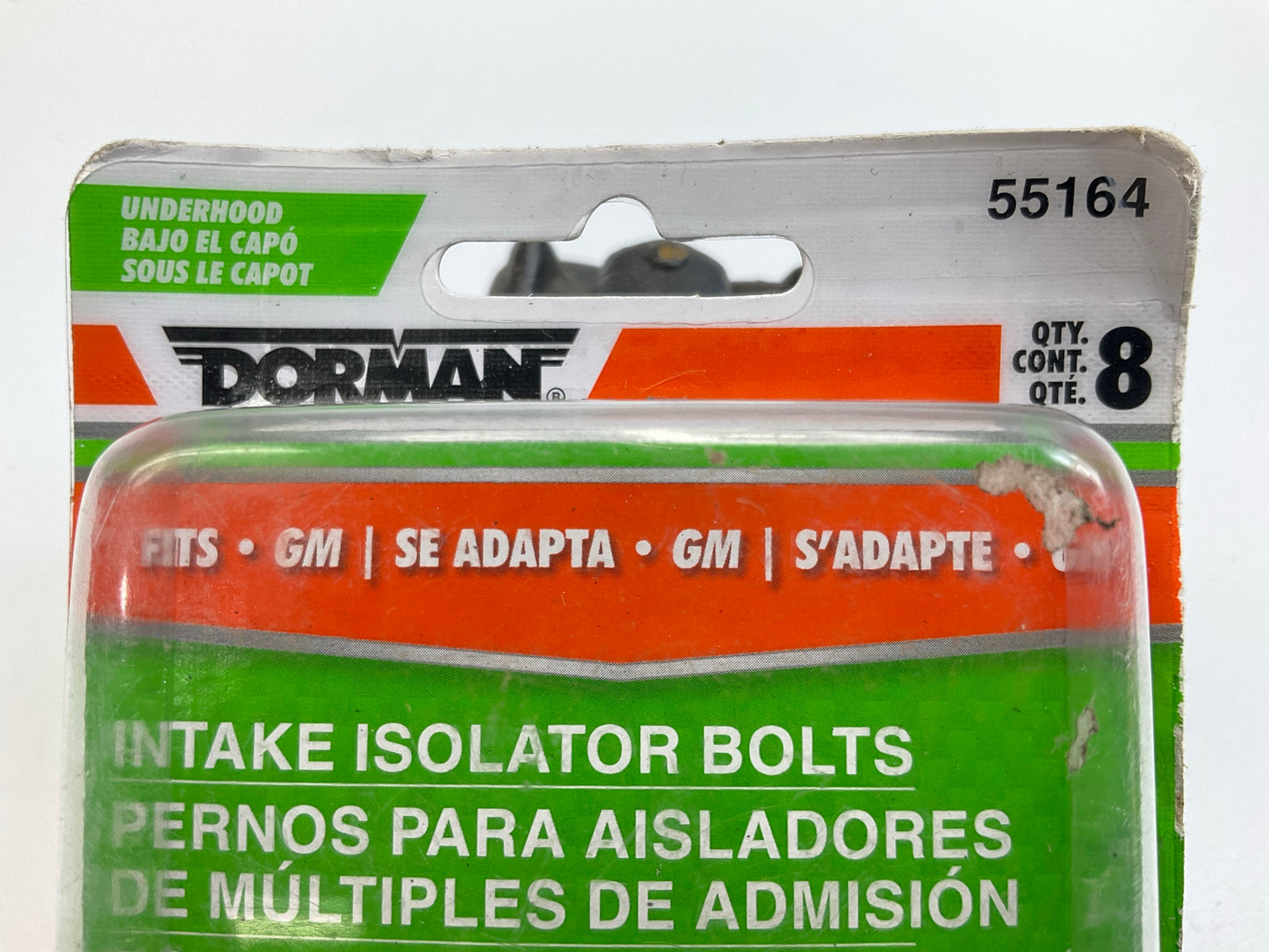 (5) Dorman 55164 Engine Intake Manifold Isolator Bolts