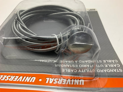 Dorman 55195 Universal Control Cable With 1'' Chrome Knob, 12 Feet Length