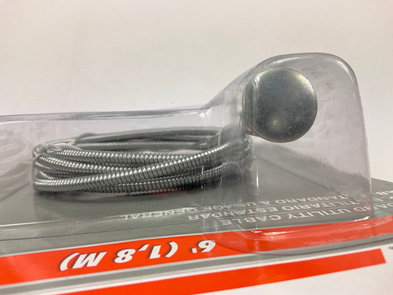 Dorman 55196 Universal Control Cable With 1 In. Chrome Knob - 6 Ft. Length
