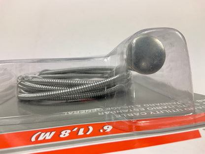 Dorman 55196 Universal Control Cable With 1 In. Chrome Knob - 6 Ft. Length