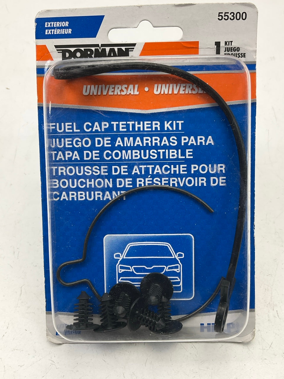 Dorman 55300 UNIVERSAL Fuel Tank Tether Gas Cap Tether Strap Kit
