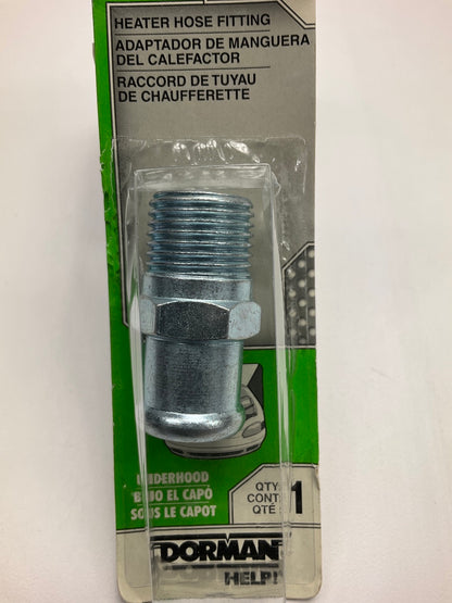 Dorman 56360 Heater Hose Connector - 3/4'' Hose X 1/2'' NPT X 1-3/4'' Long Nipple