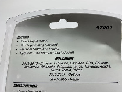 Dorman 57001 DVD Player Remote Control
