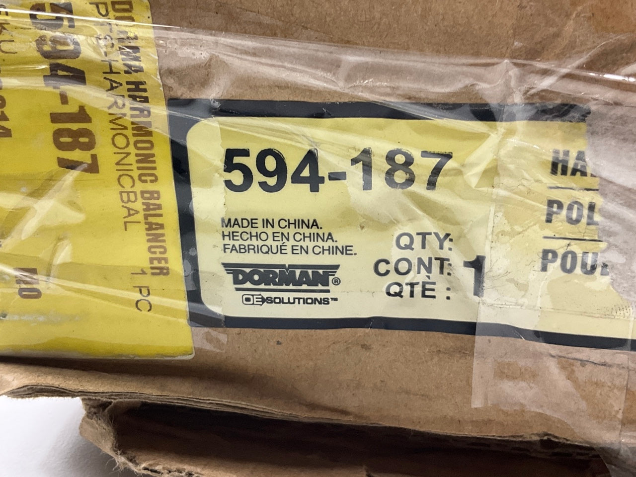 Dorman 594-187 Engine Harmonic Balancer - 1998-2002 Honda 2.3L F23A