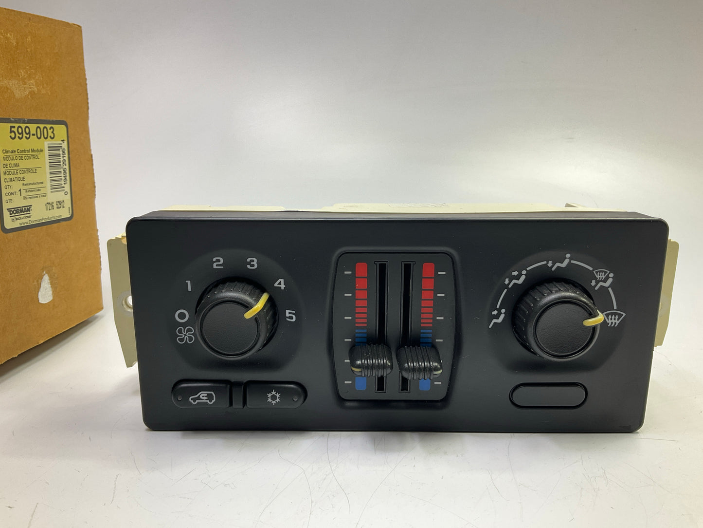 REMAN. Dorman 599-003 A/C Heater Climate Control Module Switch