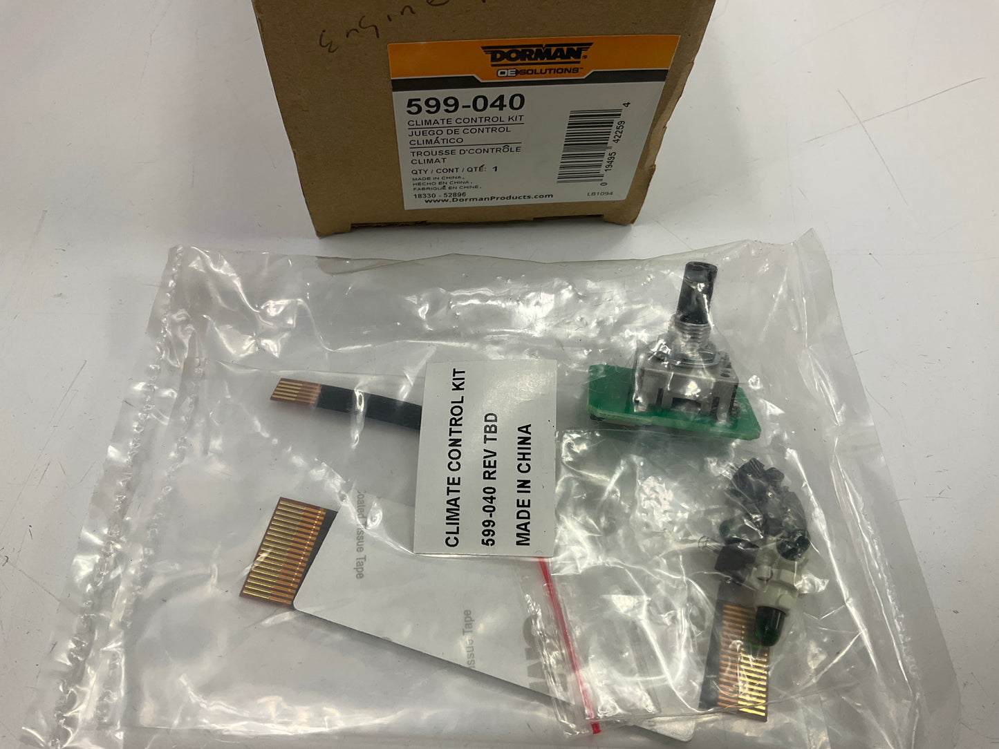 Dorman 599-040 HVAC Control Module Repair Kit For 2001-2007 Toyota Highlander