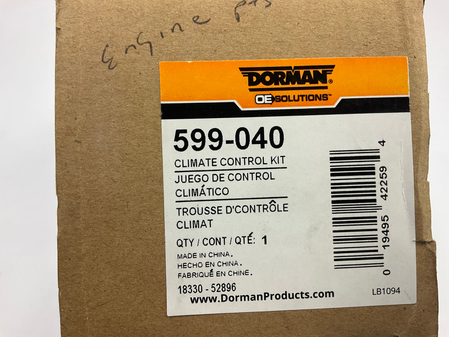 Dorman 599-040 HVAC Control Module Repair Kit For 2001-2007 Toyota Highlander