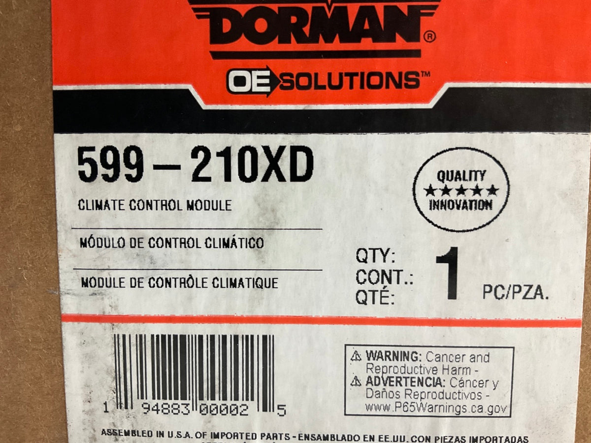 Dorman 599-210XD HVAC Climate Control Module