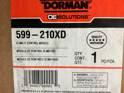Dorman 599-210XD HVAC Climate Control Module