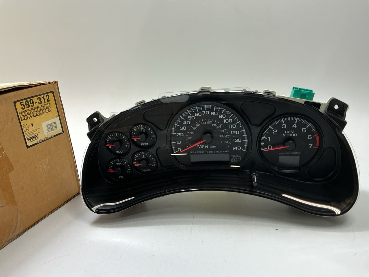 REMAN. Dorman 599-312 Instrument Gauge Cluster - 01-05 Impala, 00-05 Monte Carlo
