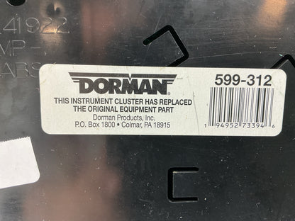 REMAN. Dorman 599-312 Instrument Gauge Cluster - 01-05 Impala, 00-05 Monte Carlo