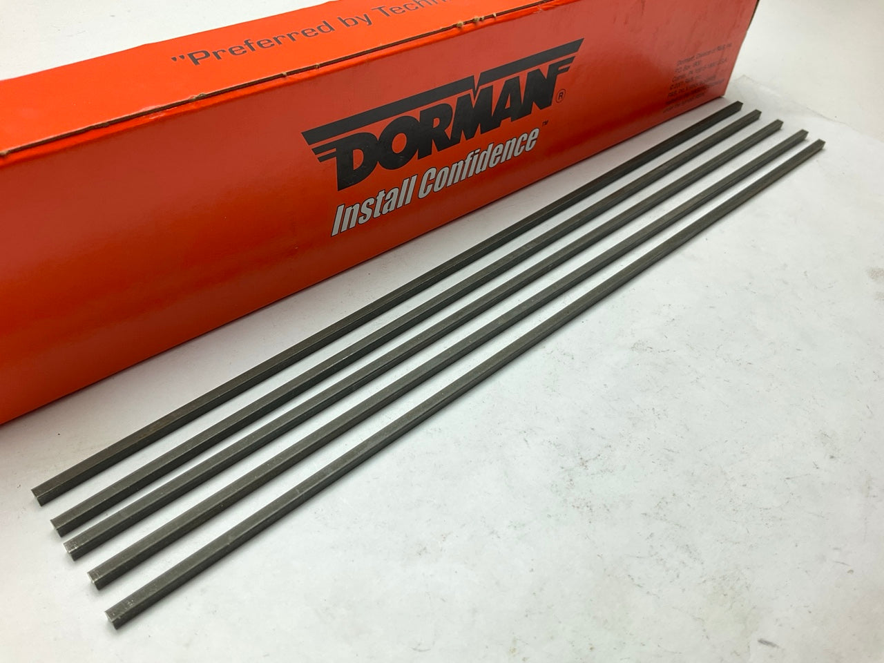 (5) Dorman 600-070 Straight Key - Width-1/8'' Length-12'' Height - 1/8''
