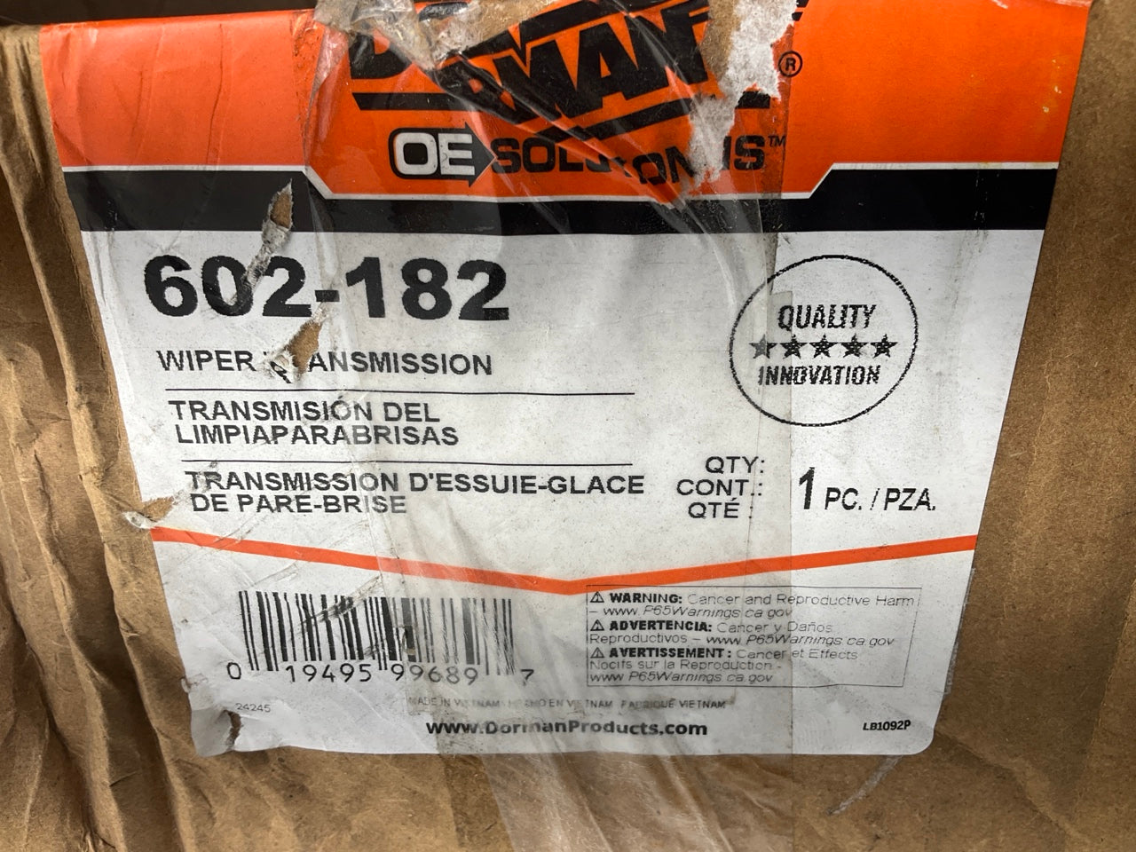 Dorman 602-182 Windshield Wiper Linkage