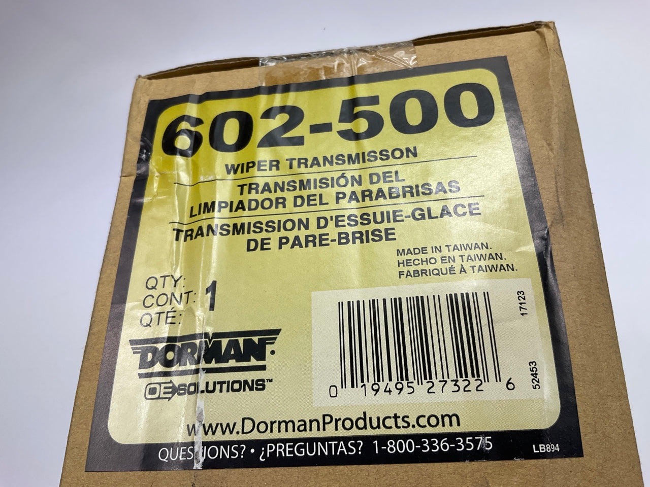 Dorman 602-500 Windshield Wiper Transmission Linkage For 1998-2002 Honda Accord