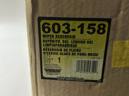 MISSING CAP Dorman 603-158 Washer Fluid Reservoir-Windshield