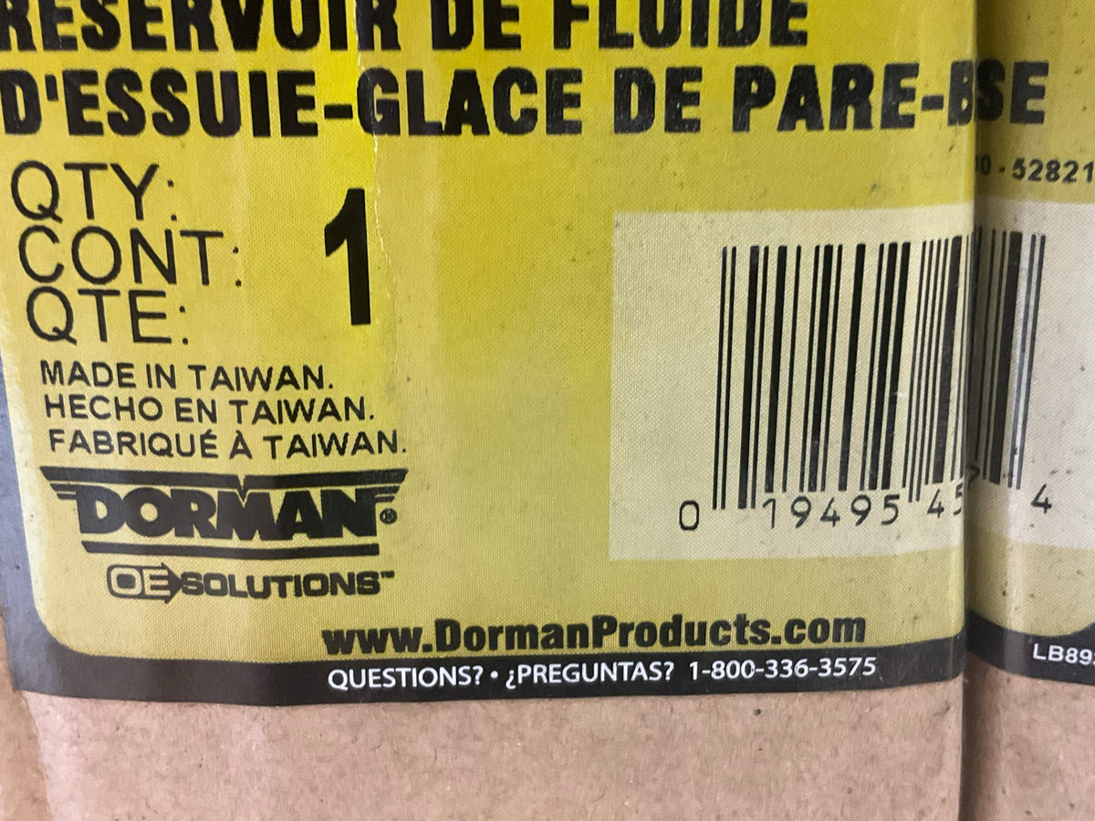 Dorman 603-163 Front Windshield Washer Fluid Reservoir Tank