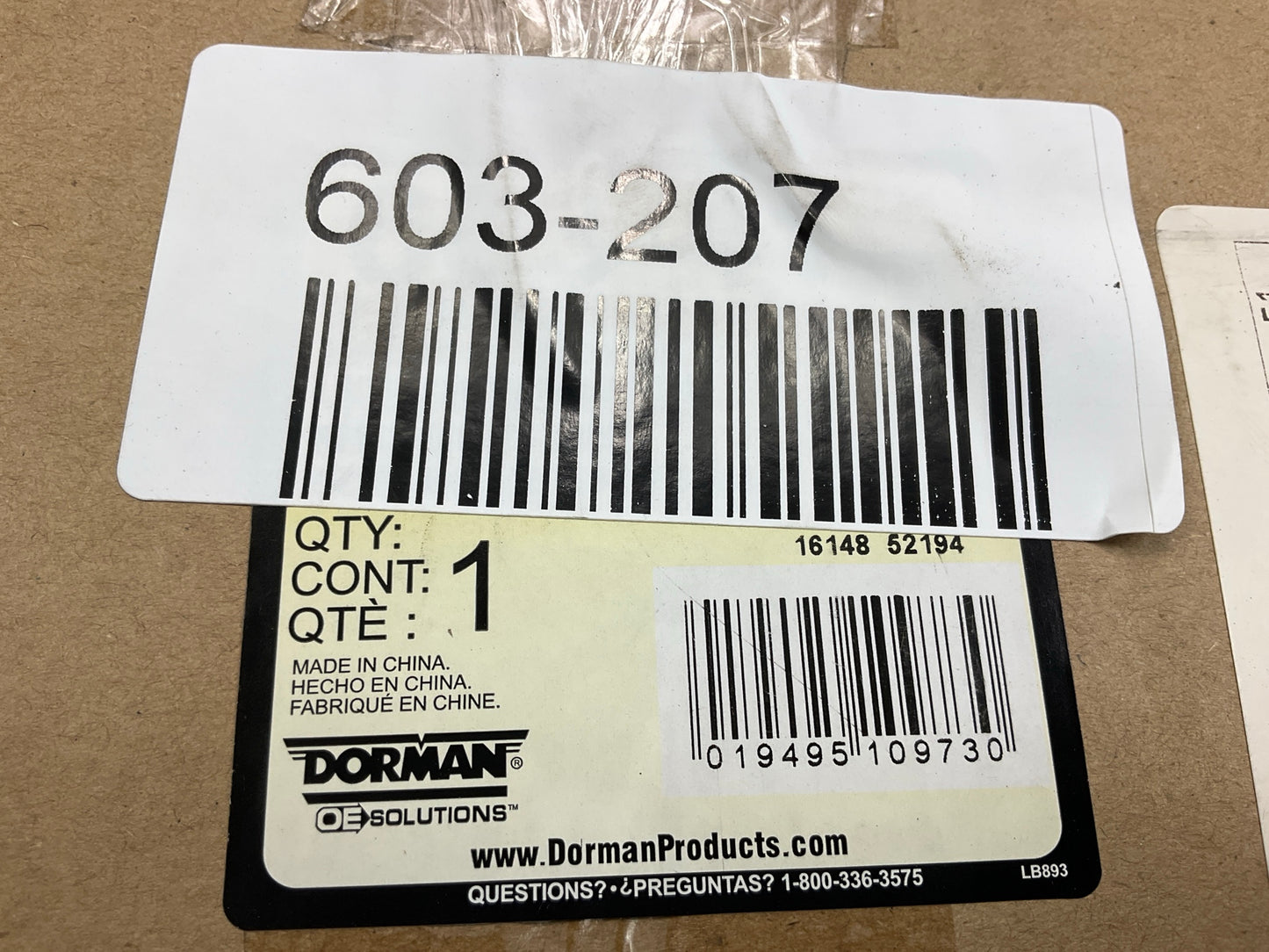 Dorman 603-207 Front Radiator Coolant Overflow Reservoir Bottle Tank