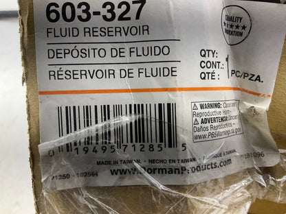 Damaged Yellow Cap, See Photos - Dorman 603-327 Coolant Recovery Overflow Tank