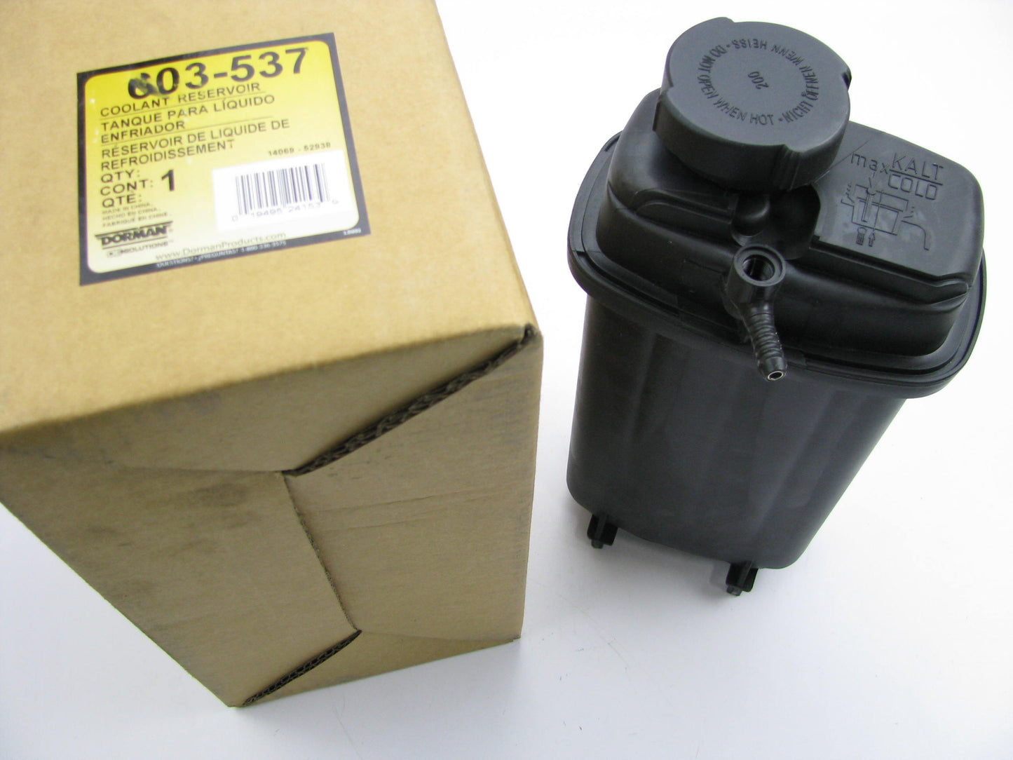 Dorman 603-537 Radiator Engine Coolant Recovery Tank Front