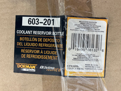 Dorman 603201 Engine Coolant Overflow Reservoir