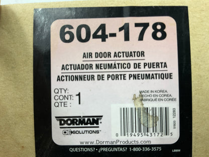 Dorman 604-178 Main HVAC Blend Door Actuator 15844241, 22737144