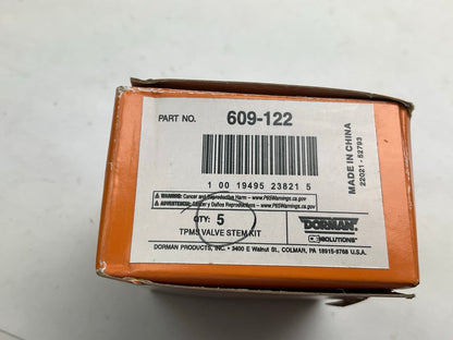 (5) Pack -  Dorman 609-122 Tire Pressure Monitoring System (TPMS) Valve Kit