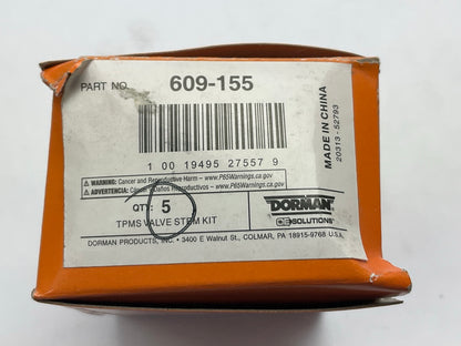 (5) Pack - Dorman 609-155 Tire Pressure Monitoring System (TPMS) Valve Stem Kit