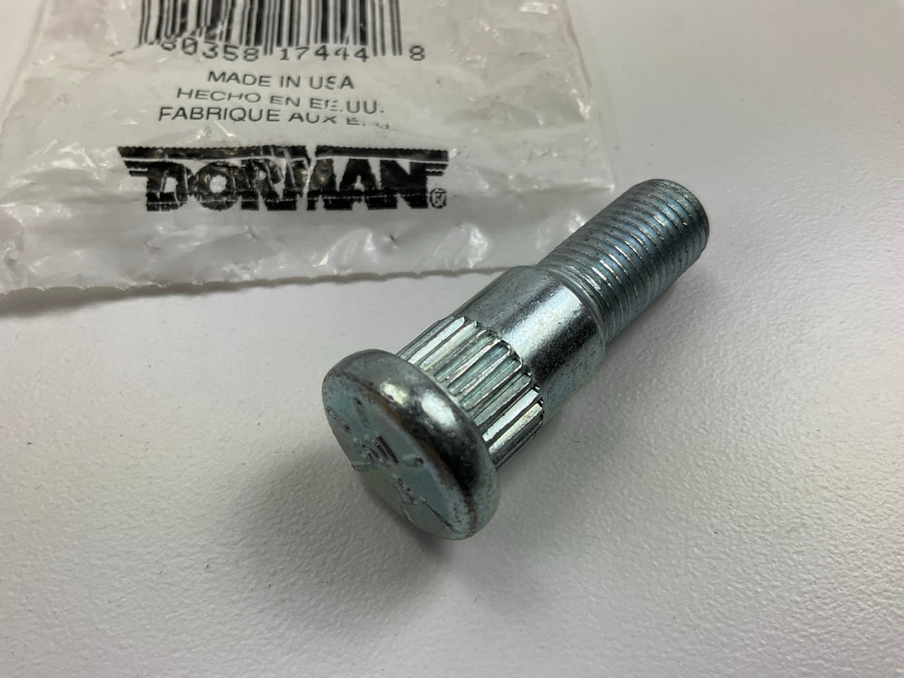 Dorman 610-105 7/16-20 Wheel Lug Stud - .558 In. Knurl, 1-17/32 In. Length