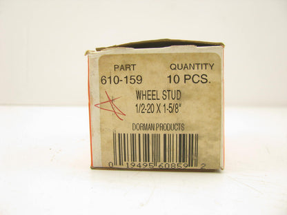 (10) Dorman 610-159 Wheel Lug Studs - Front / Rear