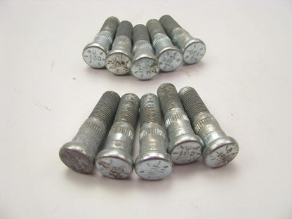 (10) Dorman 610-180-10 Wheel Lug Studs - Front / Rear
