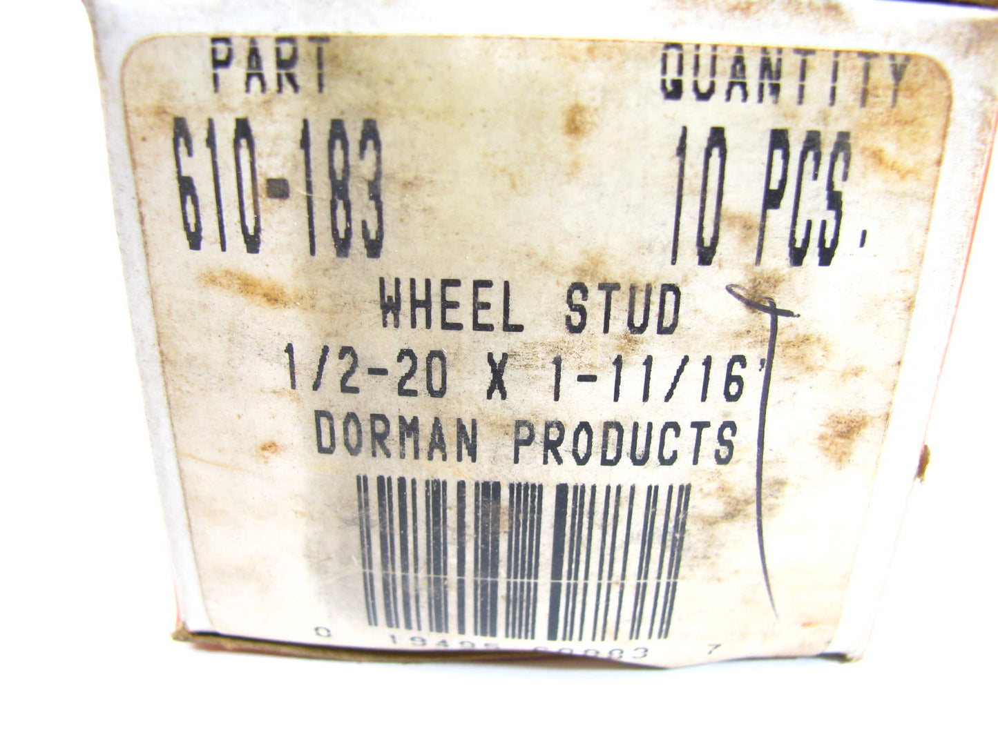 (10) Dorman 610-183 Wheel Lug Studs - Front