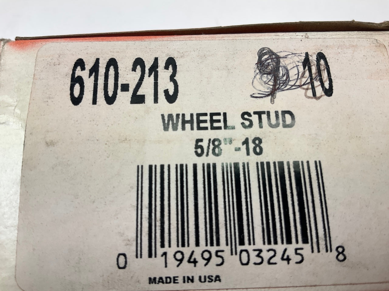 (5) Dorman 610-213 Rear Wheel Lug Stud