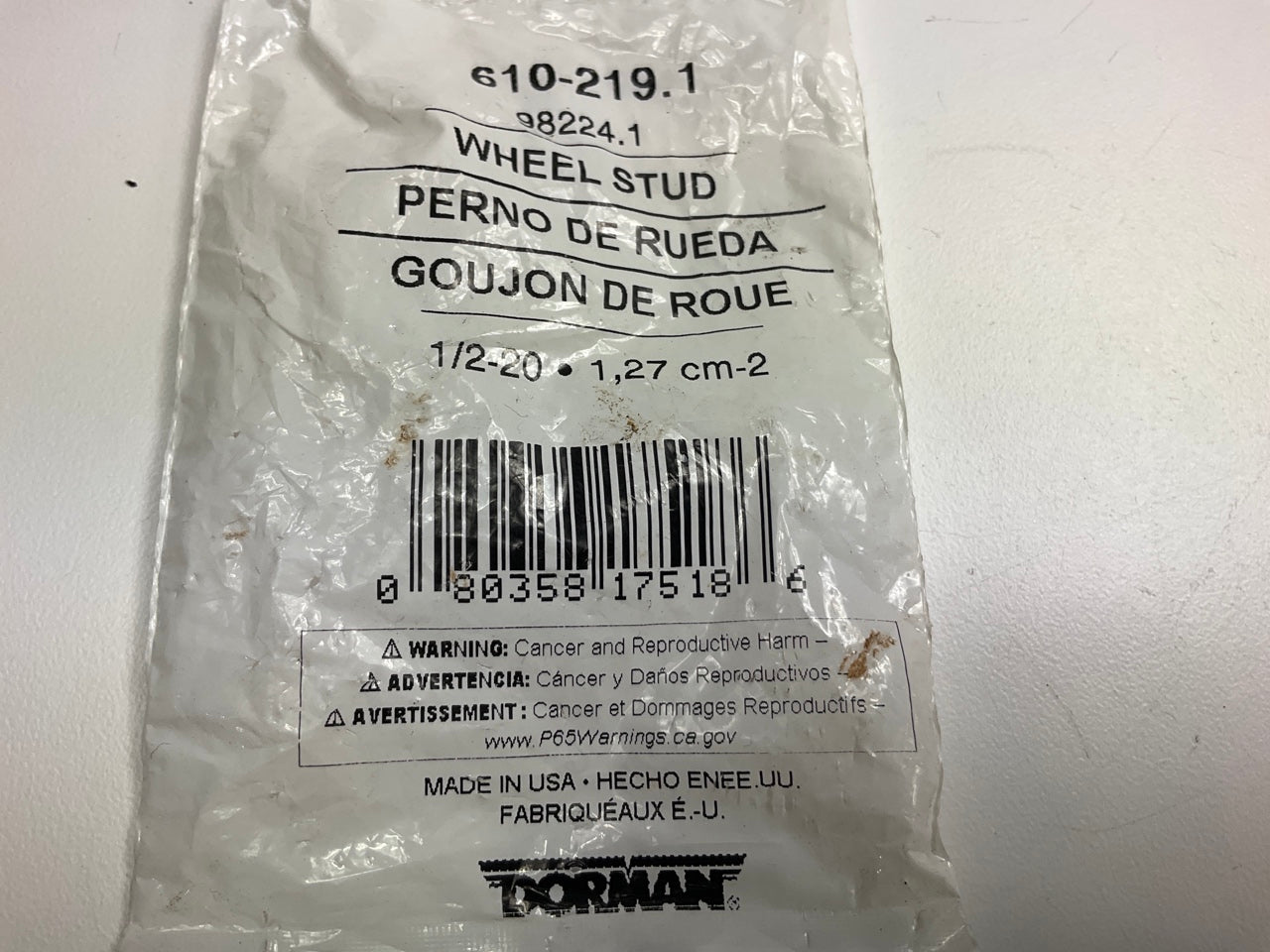 Dorman 610-219.1 Wheel Lug Stud