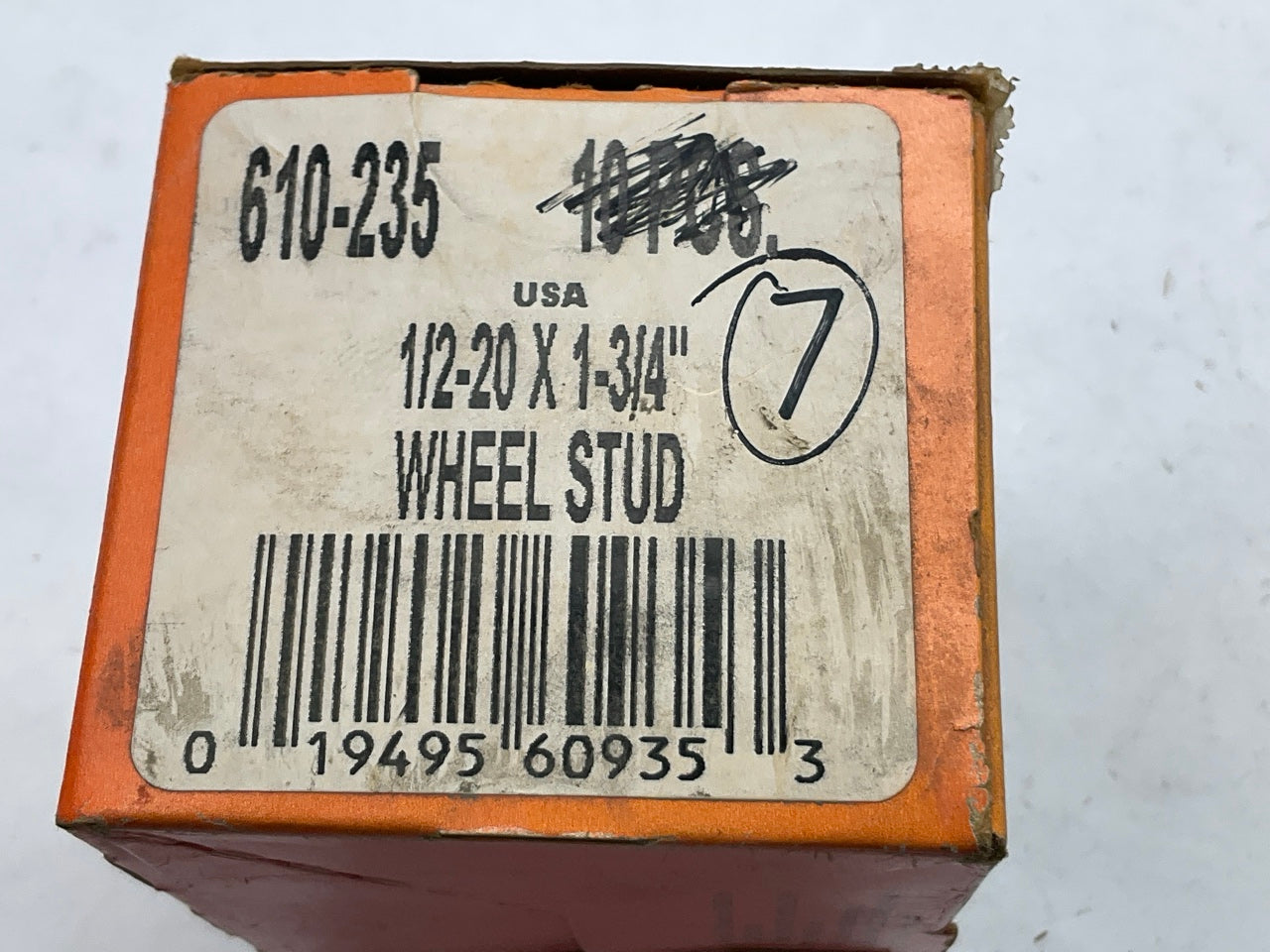 (7) Dorman 610-235 Wheel Lug Studs